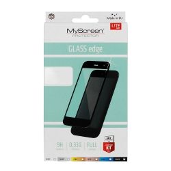 Стъклен протектор MyScreen Lite Glass Edge за Samsung G991 Galaxy S21, Черен