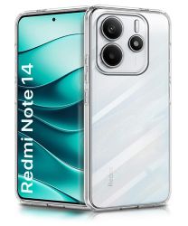 Силиконов кейс Armor Anti Shock за Xiaomi Redmi Note 14 5G, Защита около камерите, Прозрачен