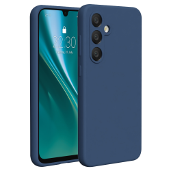 Кейс Silicone Lite за Samsung Galaxy A56 5G, Защита около камерата, Син