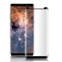 3D Full Cover стъклен протектор за Samsung N950 Galaxy Note 8, Черен