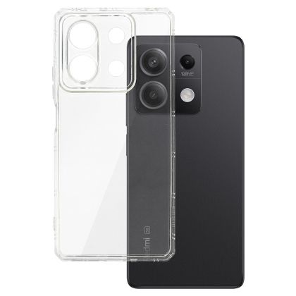 Силиконов кейс Armor Anti Shock за Xiaomi Redmi Note 13 5G, Защита около камерите, Прозрачен