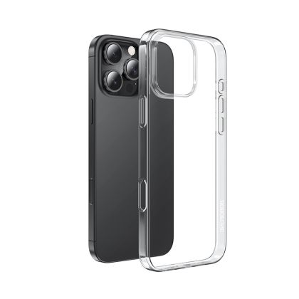 Силиконов кейс Borofone, B14 ICE за IPhone 16 Pro Max, Прозрачен