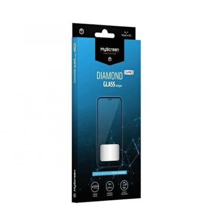 Стъклен протектор MyScreen, за IPhone 16E, Lite Diamond Glass Edge Full Glue Cover, Черен