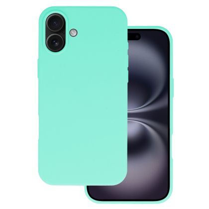 Кейс Silicone Lite за IPhone 16, Светло зелен
