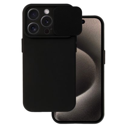 Кейс Camshield Soft за IPhone 14 Pro, Черен