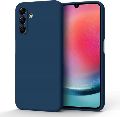 Кейс Silicone Lite за Samsung Galaxy A26 5G, Защита около камерата, Син