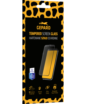 Стъклен протектор Gepard, за IPhone 15, Edge Full Glue Cover, Черен