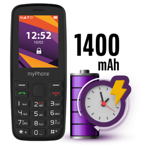Мобилен телефон MyPhone 6410 LTE, Черен