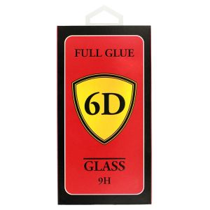 6D стъклен протектор Full Glue Cover, за Xiaomi Redmi 9A, Черен