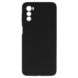 Кейс Silicone Lite за Motorola Moto G42, Защита около камерата, Черен