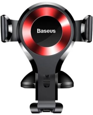 Стойка за автомобил Baseus, Gravitational Handle Osculum, (SUYL-XP09), Черна с червено