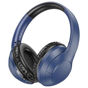 Слушалки Borofone, Headphones Bluetooth BO23, Strong Bass, Сини