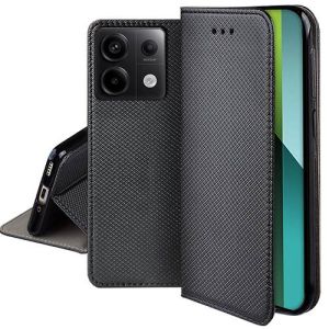 Калъф Flip Book Smart Magnet за Xiaomi Redmi Note 13 Pro 5G, Черен