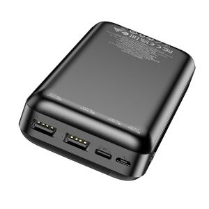 Преносима батерия Borofone, BJ27A Pindar 20000mAh, 2xUSB, Черна