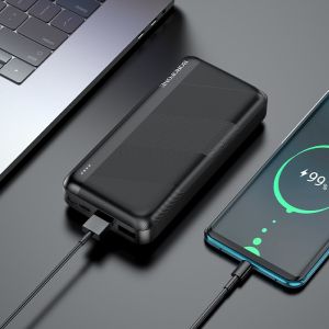 Преносима батерия Borofone, BJ27A Pindar 20000mAh, 2xUSB, Черна