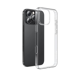 Силиконов кейс Borofone, B14 ICE за IPhone 16 Pro Max, Прозрачен