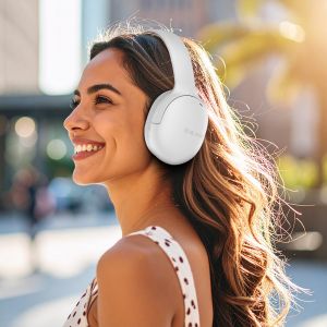 Слушалки Blavec, Headphones Bluetooth BO12 Bass Master, (BO12-B), Бели