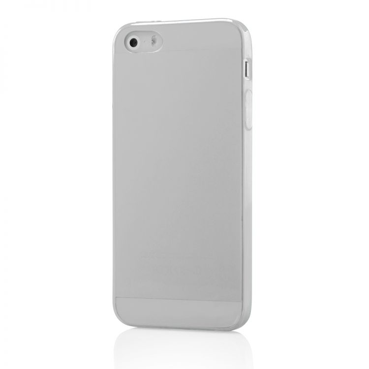 Ултра тънък силиконов гръб за IPhone 5/5S/SE, Прозрачен