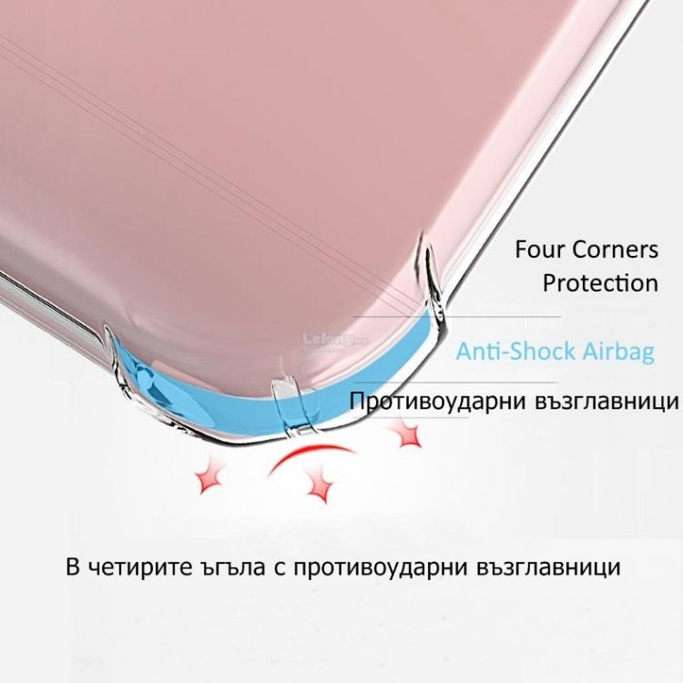 Anti Shock силиконов гръб за Huawei P20 Lite, Прозрачен