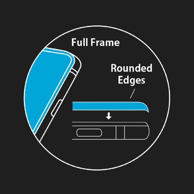 5D Стъклен протектор, Full Glue Cover за IPhone XS MAX (6,5