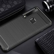 Anti Shock гръб Carbon за Samsung A920 Galaxy A9 2018, Черен