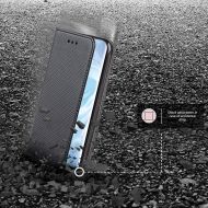 Кожен калъф Flip Book Smart за Huawei P30 Pro, Черен